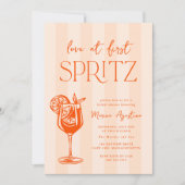 Love at First Spritz All-in-One Bridal Shower 招待状 (正面)