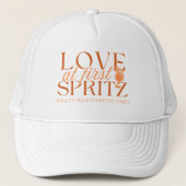 Love at First Spritz Bachelorette キャップ (正面)