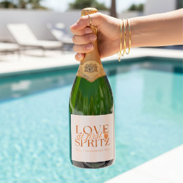 Love at First Spritz Bachelorette スパークリングワインラベル