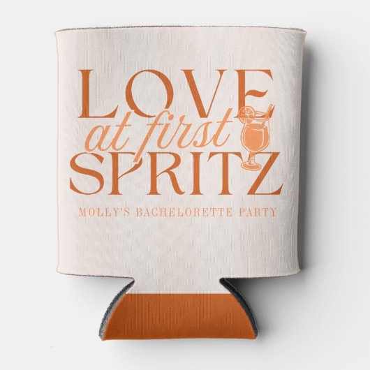 Love at First Spritz Bachelorette 缶クーラー (正面)