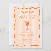Love at First Spritz Bridal Shower 招待状 (正面)
