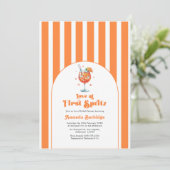 Love at First Spritz Bridal Shower 招待状 (スタンド正面)