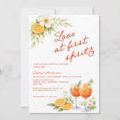 Love at First Spritz Bridal Shower 招待状 (正面)