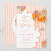 Love at First Spritz Bridal Shower Aperol  招待状 (正面/裏面)