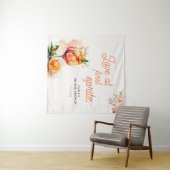 Love at First Spritz Bridal Shower Backdrop タペストリー (インサイチュ(横))