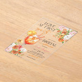Love at First Spritz Bridal Shower Invitation アクリル招待状 (レイダウン)