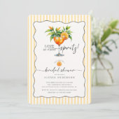 Love at First Spritz Bridal Shower Invitation 招待状 (スタンド正面)