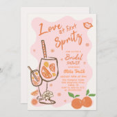 Love at First Spritz Bridal Shower Invitation 招待状 (正面/裏面)