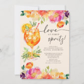 Love at First Spritz Bridal Shower Invitation 招待状 (正面)