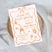 Love at First Spritz Bridal Shower Invitation 招待状