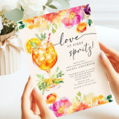 Love at First Spritz Bridal Shower Invitation 招待状