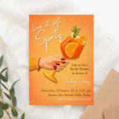 Love at First Spritz Bridal Shower Invitation 招待状