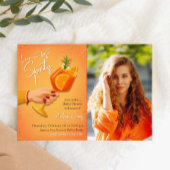 Love at First Spritz Bridal Shower Invitation 招待状