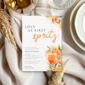 Love at First Spritz Bridal Shower Invitation 招待状