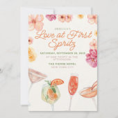 Love at First Spritz Bridal Shower Invitation 招待状 (正面)