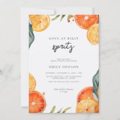 Love at First Spritz Bridal Shower Invitation 招待状 (正面)