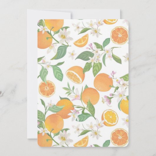 Love at First Spritz Bridal Shower Invitation 招待状 (裏面)