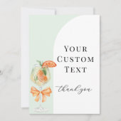 Love At First Spritz Custom Bridal Shower Sign カード (正面)