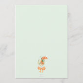 Love At First Spritz Green Arch Bridal Shower メニュー (裏面)