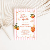 Love At First Spritz Hand Drawn Bridal Shower 招待状