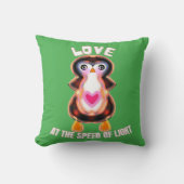 Love at the Speed of Light Penguin Gift クッション (正面)