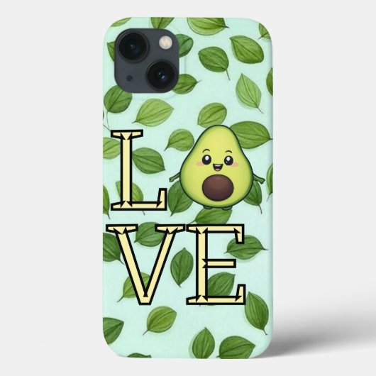 Love Avocado Case-Mate iPhoneケース (裏面)