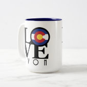 LOVE Avon 15oz ツートーンマグカップ (正面左)