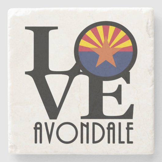 LOVE Avondaleアリゾナ ストーンコースター (正面)