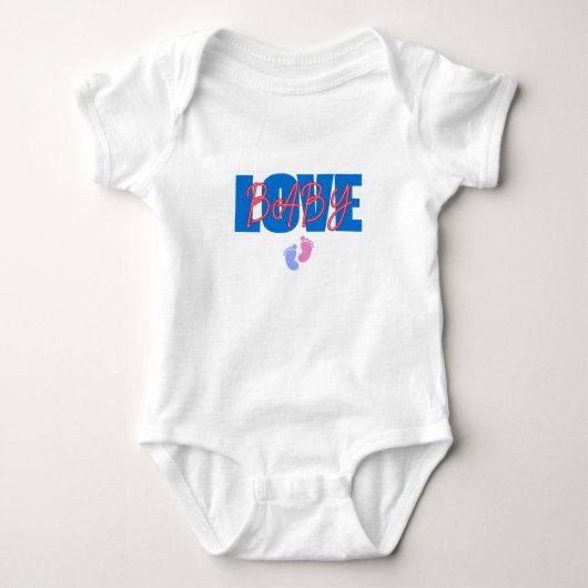 Love Baby Bodysuit ベビーボディスーツ (正面)