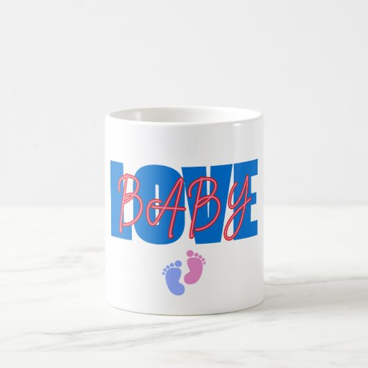 Love Baby Minimal mug コーヒーマグカップ (中央)