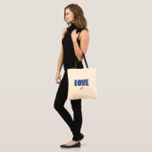 Love Baby Minimal Shower Tote トートバッグ (正面(モデル))