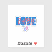 Love Baby Minimal Sticker シール (シート)