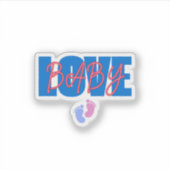 Love Baby Minimal Sticker シール (正面)