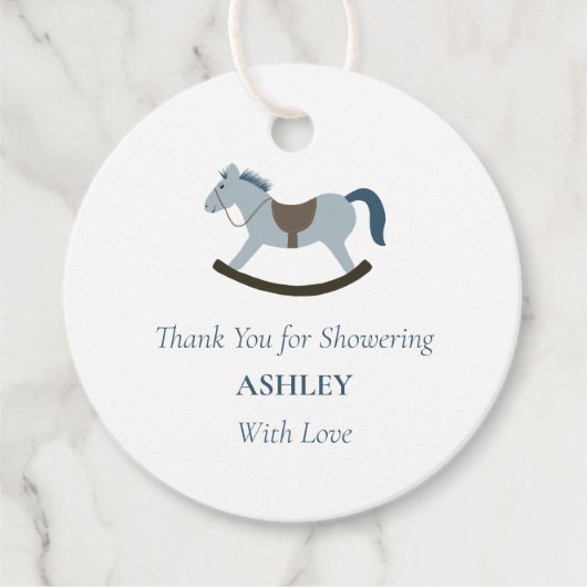 Love Baby Showerで彼女を紹介してくれてありがとう フェイバータグ (正面)