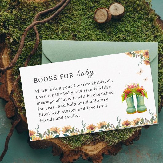 Love Baby Showerで成長するベビー エンクロージャーカード