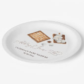 Love Baby Showerを男女兼用追加 ペーパープレート (アングル)