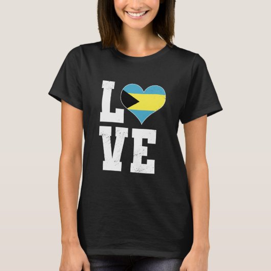 Love Bahamas Bahamian Vacation Dress Tシャツ (正面)