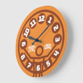 LOVE BALANCE YOUR TIME +REST -WORK BY MASANSER ラージ壁時計 (傾斜)