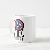 LOVE Bartlett Tennessee 11ozMug コーヒーマグカップ (正面左)