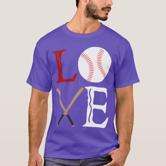 Love Baseball friends Tシャツ (正面)