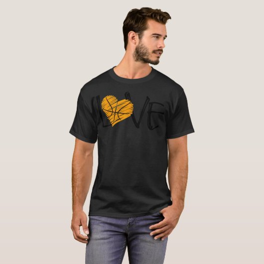 Love Basketball Symbol Tシャツ (正面フル)