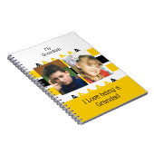 Love be a Grandad写真を黄色の白に追加 ノートブック (右側)