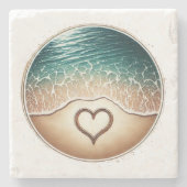 Love Beach ストーンコースター (正面)