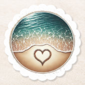 Love Beach ペーパーコースター (正面)