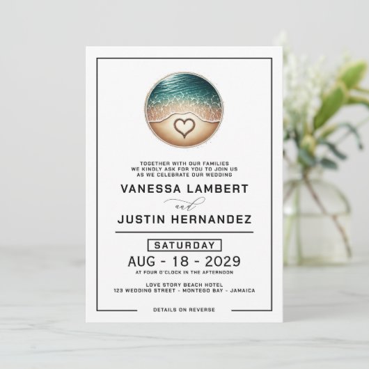 Love Beach 招待状 (スタンド正面)