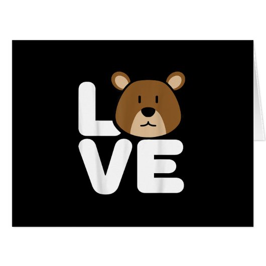 LOVE Bears Shirt  Bear Lover Shirt  Cool Bear (正面横)