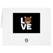 LOVE Bears Shirt  Bear Lover Shirt  Cool Bear (裏面横)