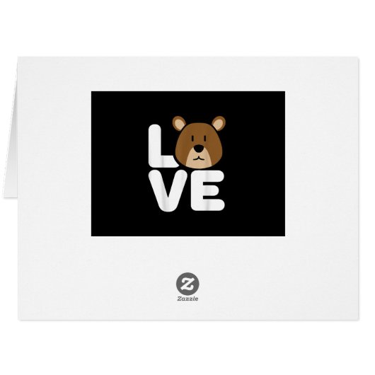 LOVE Bears Shirt  Bear Lover Shirt  Cool Bear (裏面横)