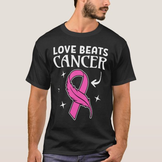 Love Beats Cancer Tシャツ (正面)