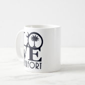 LOVE Beaufort SC 11oz コーヒーマグカップ (正面左)